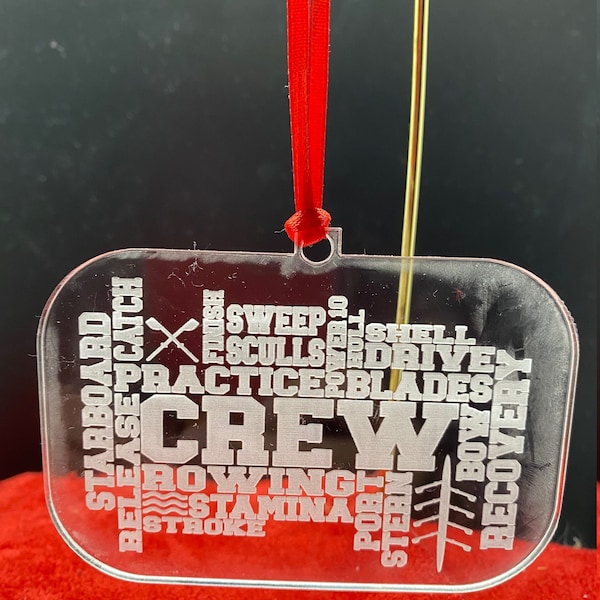 Rowing Ornament Etsy