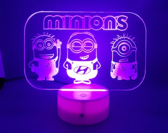 Minions Night Light, Gru Night Light,