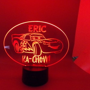 Lightning McQueen light, Ka Chow Light, CARS Light