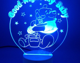 Winnie The Pooh LED night light / accent light  BABY LIGHT