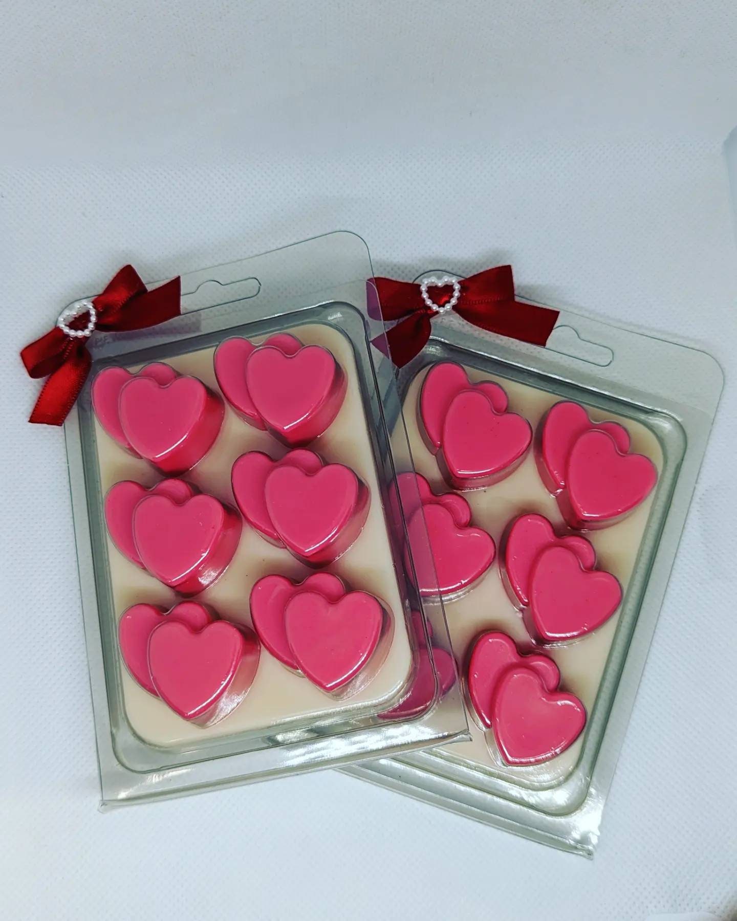 Thyle 100 Packs Valentine's Day Wax Melts Clamshell Molds 1.3 oz