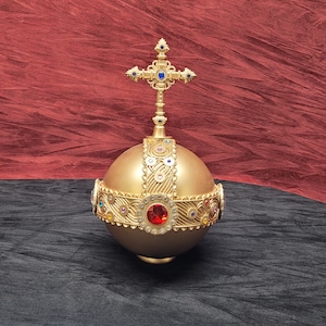 Coronation Orb Replica - Royal Crown Jewels Prop - 1:1 Scale by Unity Gifts - Theatre Cosplay