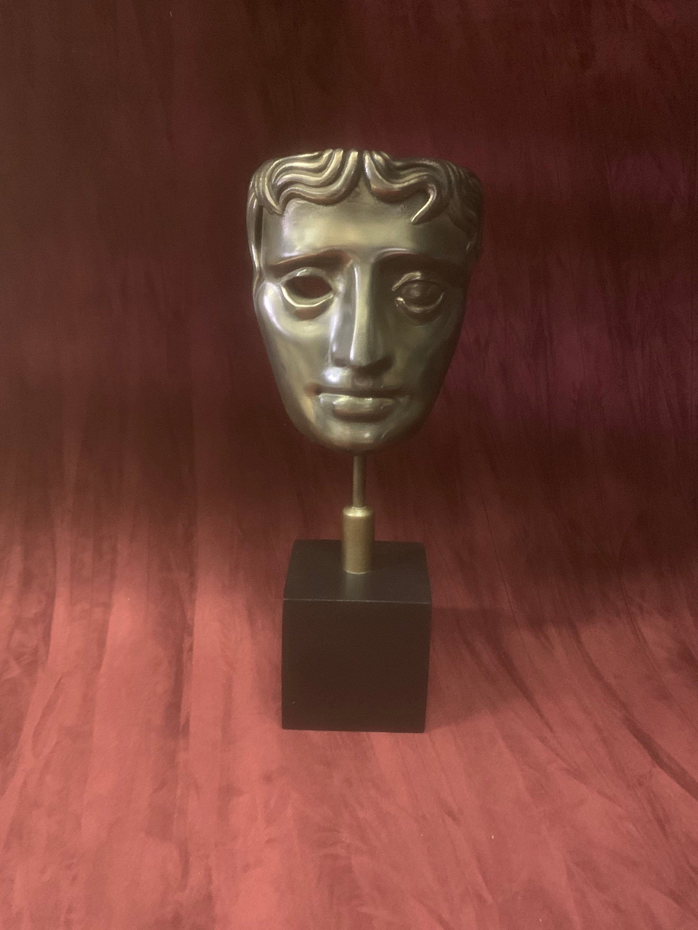 BAFTA British Film and Television award/statue resin cold Etsy