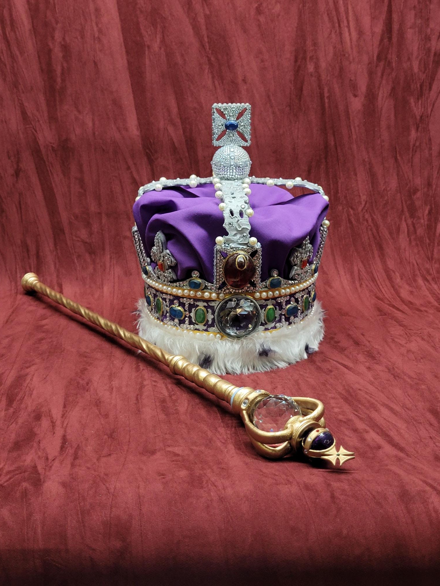 Queen Elizabeth Crown Replica State Imperial Crown - 1:1 Queen Elizabeth Crown Replica State Imperial Crown - 1:1