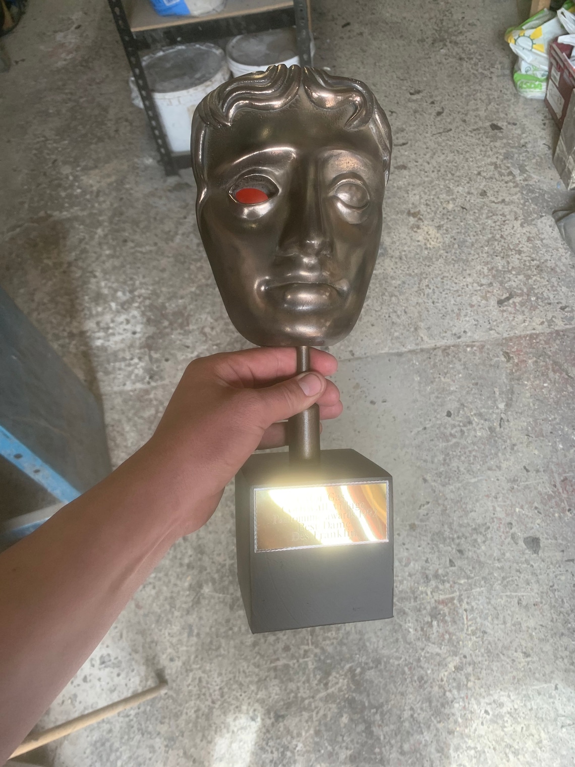 BAFTA British Film and Television award/statue resin cold Etsy