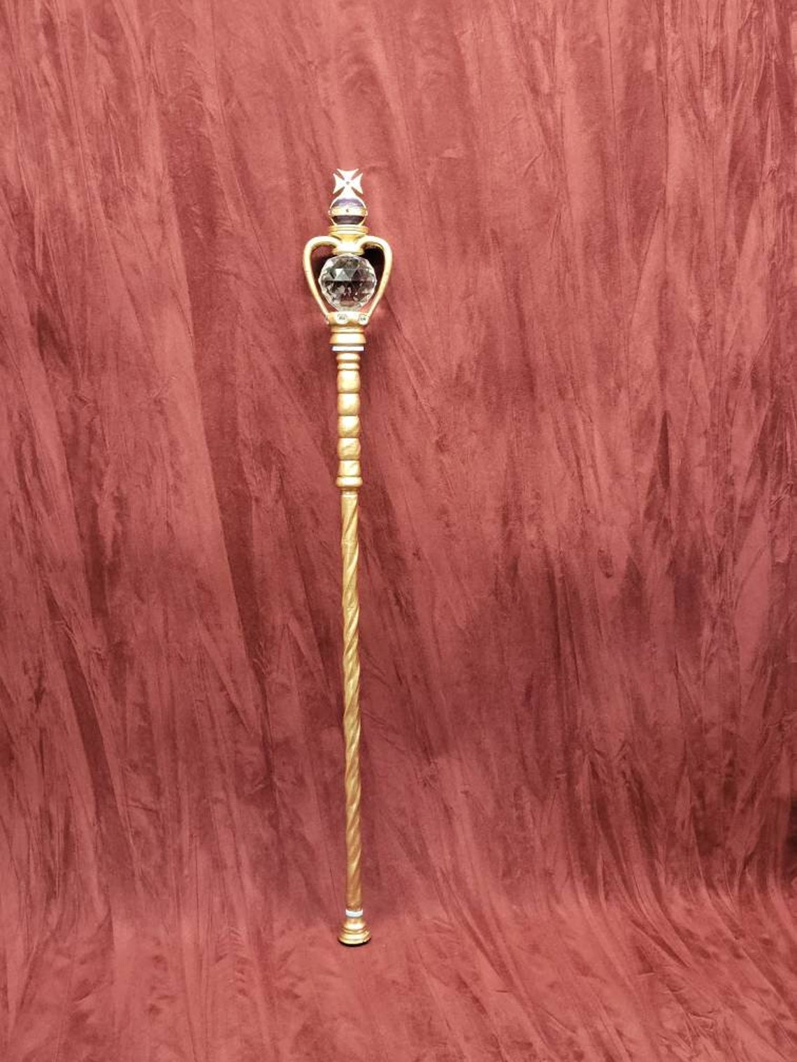 St Edwards Sceptre Staff 11 Scale Prop Piece Etsy