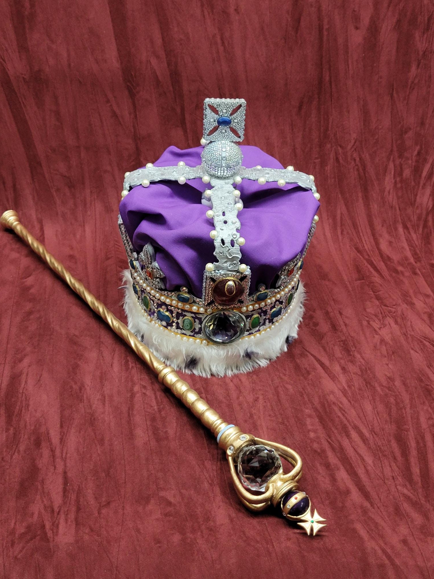Queen Elizabeth Crown Replica State Imperial Crown 11 Scale Etsy UK