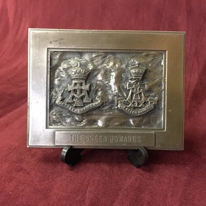 Custom Regimental Plaques | Cold Cast Bronze Military Memorabilia | Handmade Regiment Insignia
