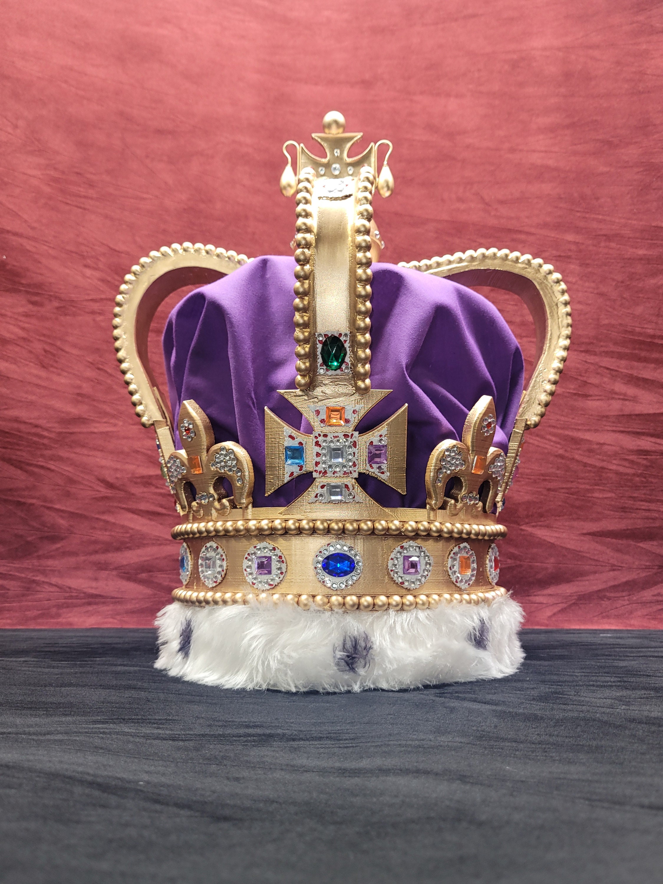 St Edwards Crown King George Hamilton 1 1 Scale Prop Headpiece