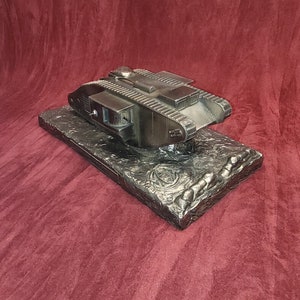 World War One Male Tank Cold Cast Bronze Statue Large