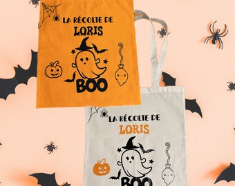 HALLOWEEN - Sac Halloween personnalisé, sac enfant personnalisé, sac Halloween enfant, sac de bonbons personnalisé