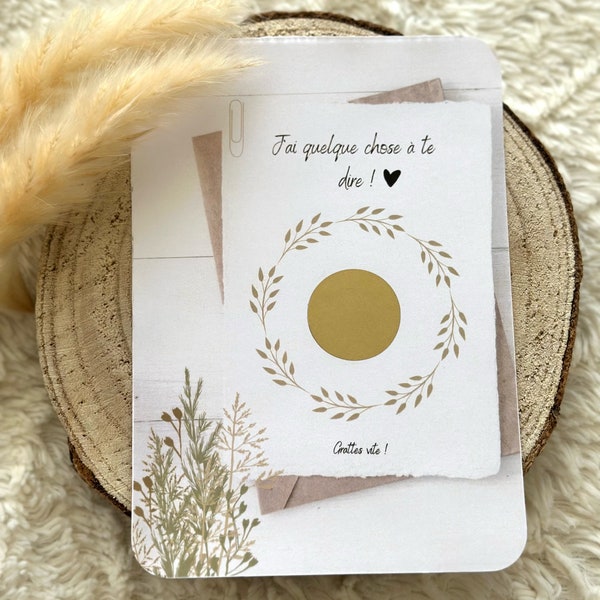 Chaussons Naissance Annonce Grossesse "Tu Vas être Papa" | Trois Kilos Sept