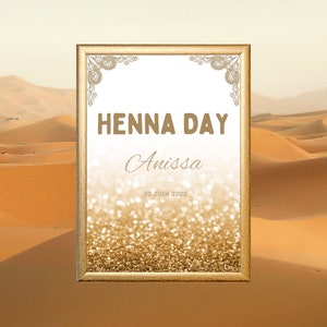 HENNA - Henna Day poster, henna day, oriental wedding, oriental decoration, henna, henna gift