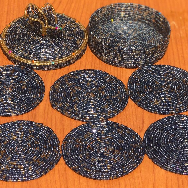 Beaded Coasters Etsy