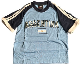 Argentina Men's Embroidered Soccer Shirt