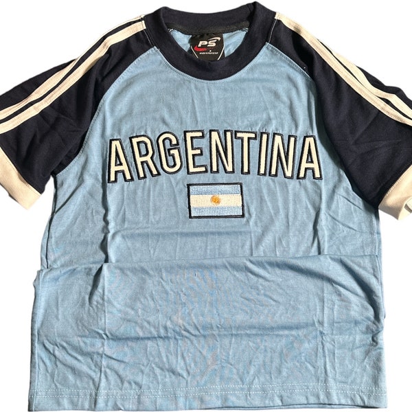 Argentina Men's Embroidered Soccer Shirt