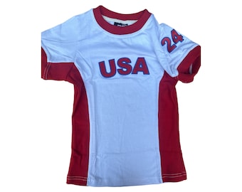 USA women’s baby Embroidered tee shirt