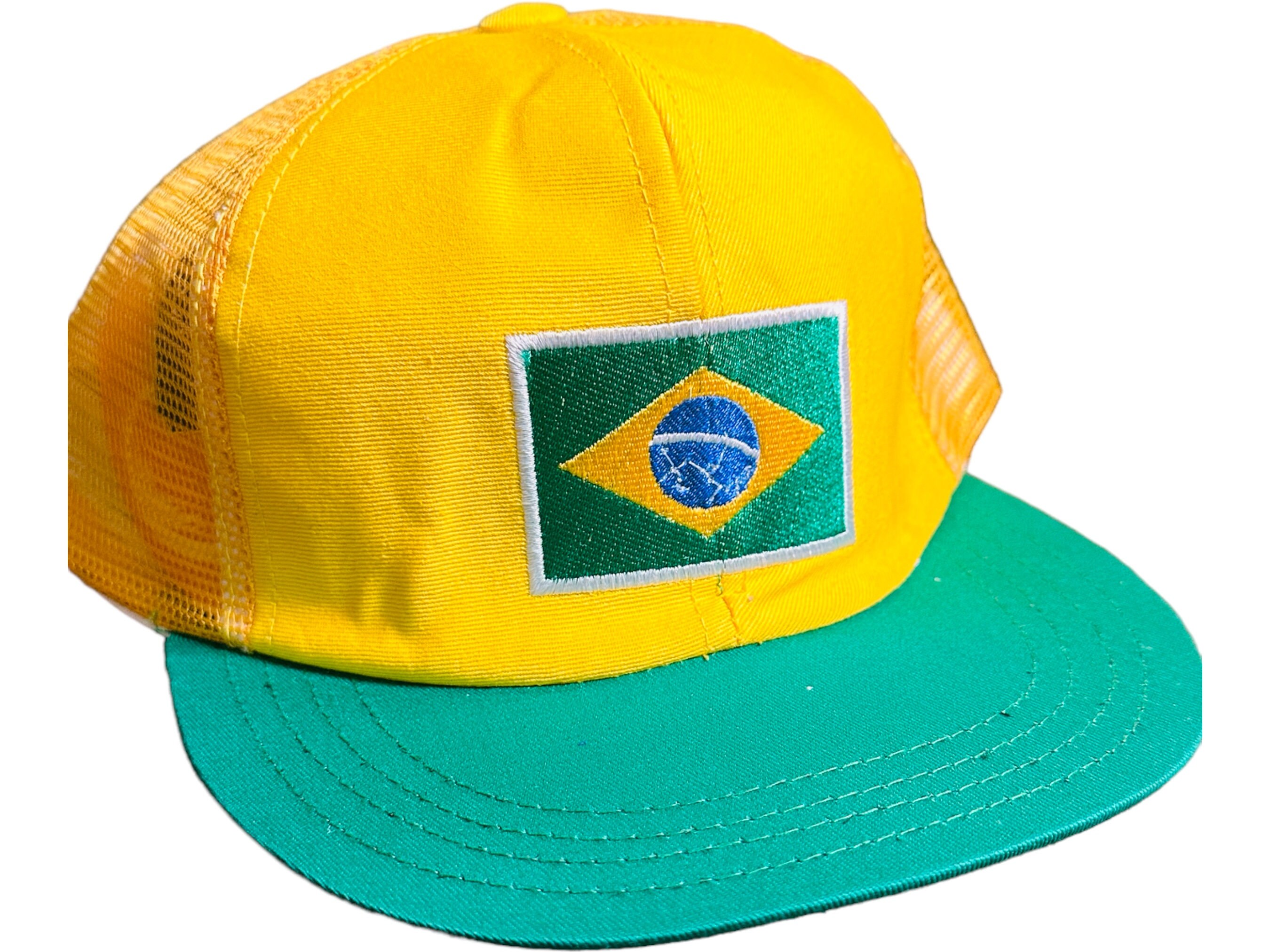 Brazil Flag Hat - Etsy