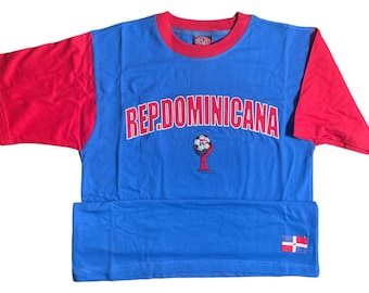 Dominican Republic Embroidered Premium Quality T-Shirt New with tags All sizes available
