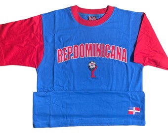 Dominican Republic Embroidered Premium Quality T-Shirt New with tags All sizes available