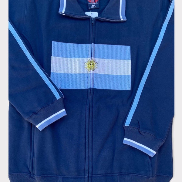 Argentina Soccer Heavyweight Zip-up Sweater