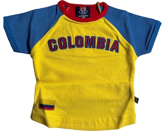 Camiseta corta para bebé de mujer Colombia