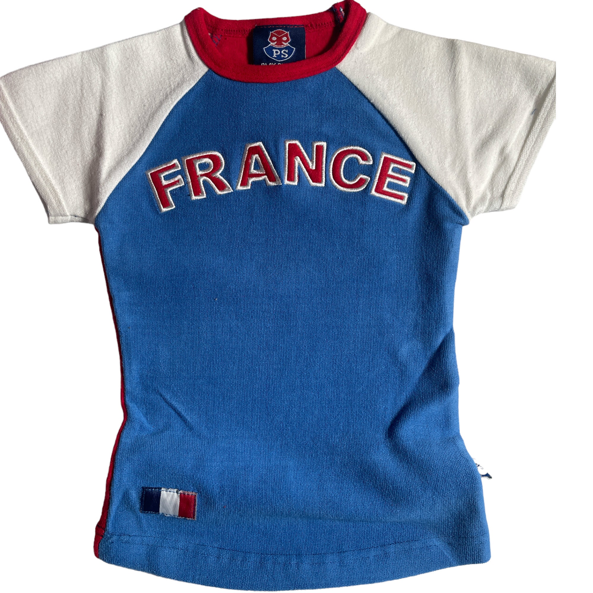 France Women's Baby Crop Tee Stretch - Etsy
