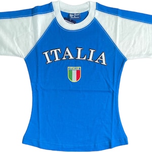 Italy Women's Form Fitted Baby Tee