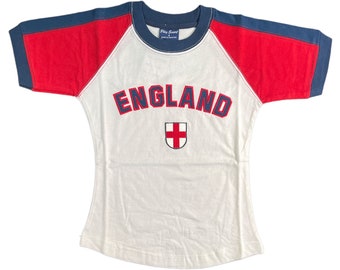 England Womens Form Fitted Baby Tee