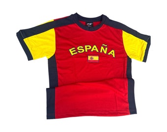 Spain Soccer Football Espana Embroidered Shirt