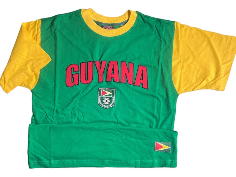 Guyana Embroidered Premium Quality T-Shirt New with tags All sizes available image 1