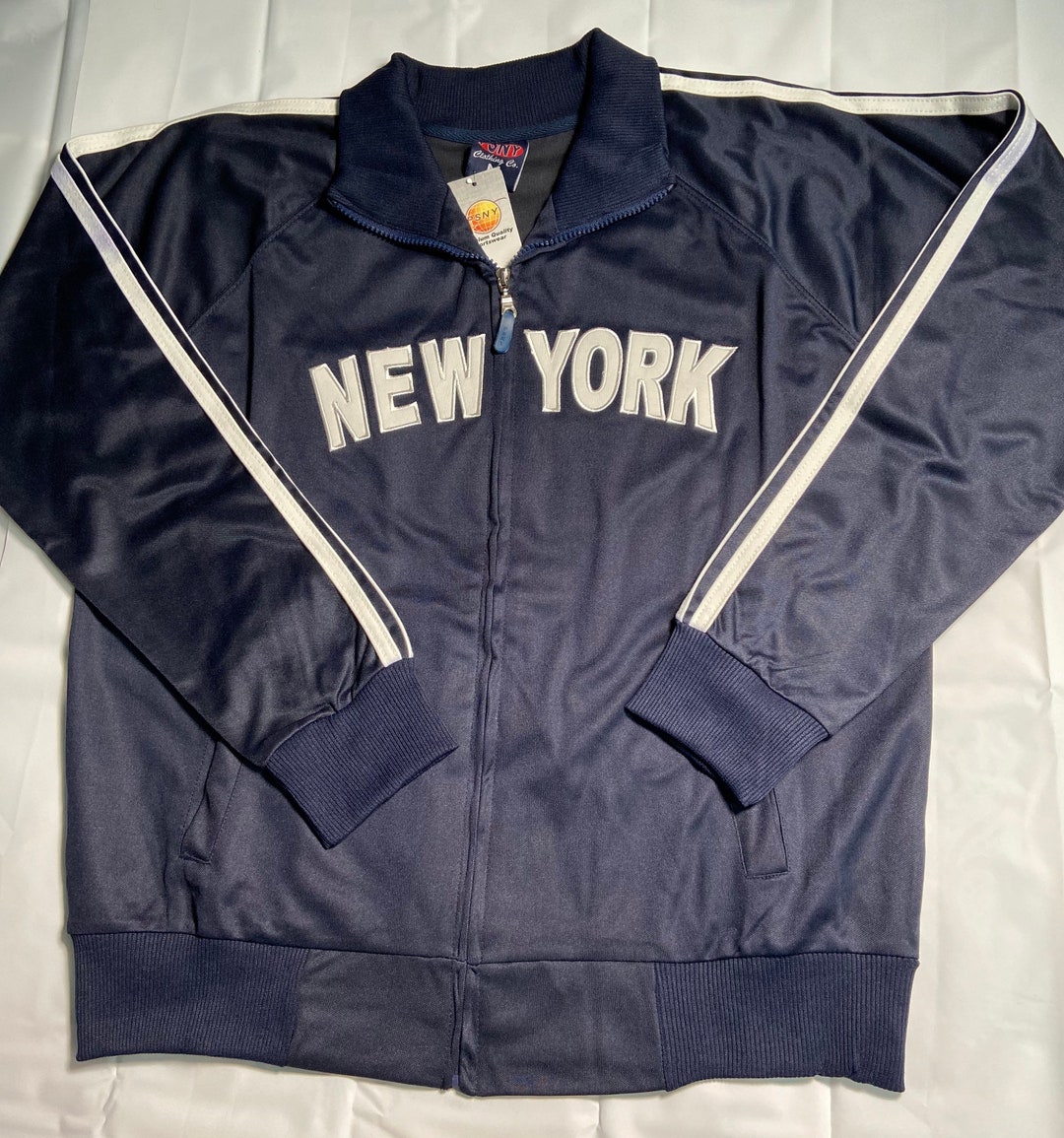 【SCULPTOR】Striped Track Jacket Navy Striped Track Jacket Navy – Sculptor
