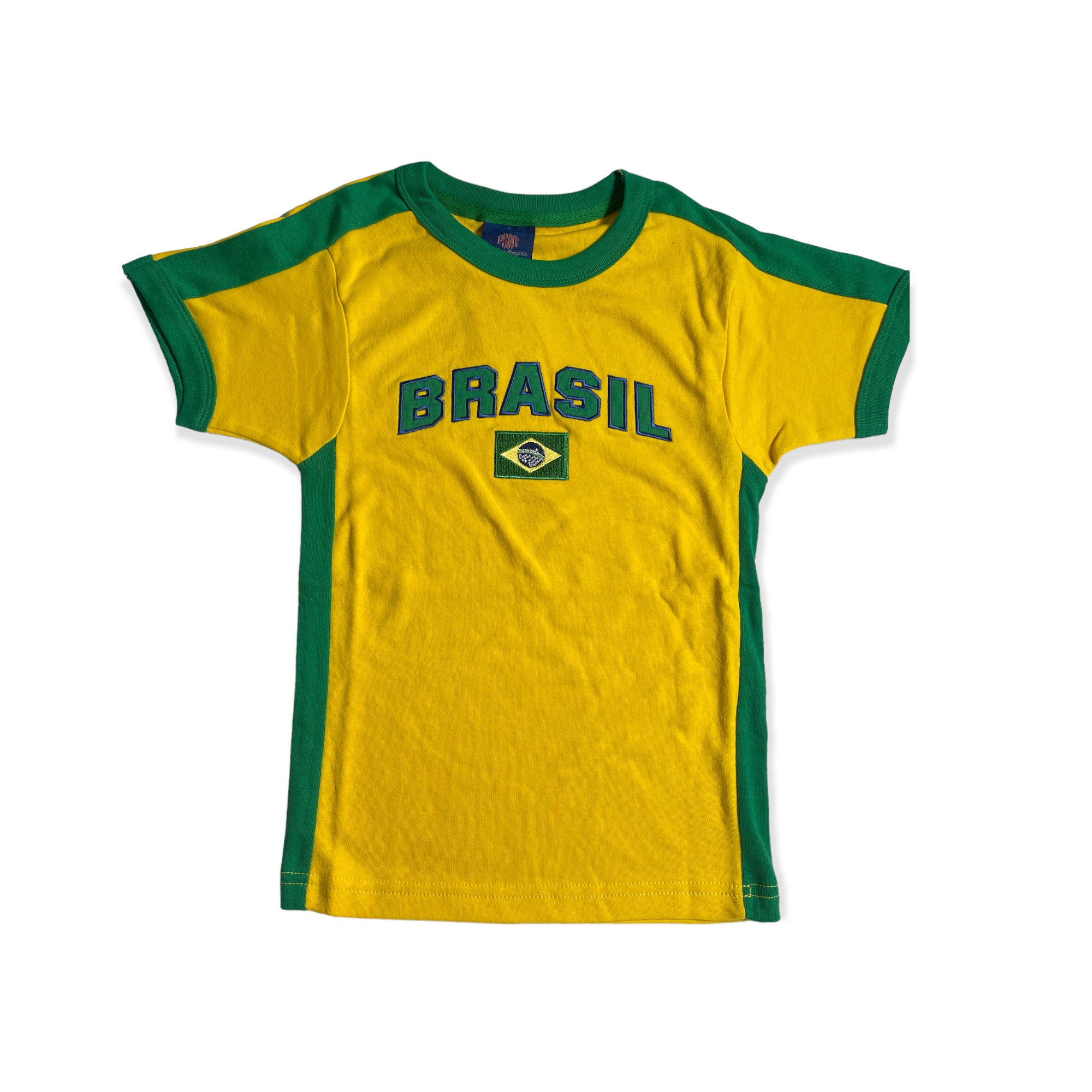 Womens - Ringspun Football Brazil Matchday Cap T-Shirt in Springs