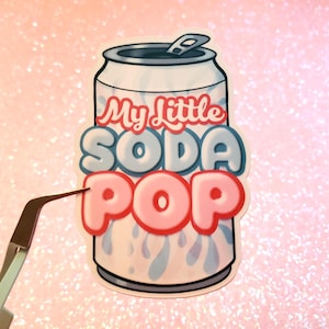 KPop Demon Hunters Saja Boys Soda Pop Sticker | My Little Soda Pop | KPDH Merch | Huntrix
