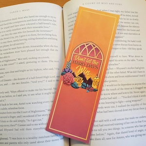 A Court of Thorns and Roses ACOTAR Quote Bookmark - &quot;Don&#39;t let the hard days win.&quot; | Officially Licensed