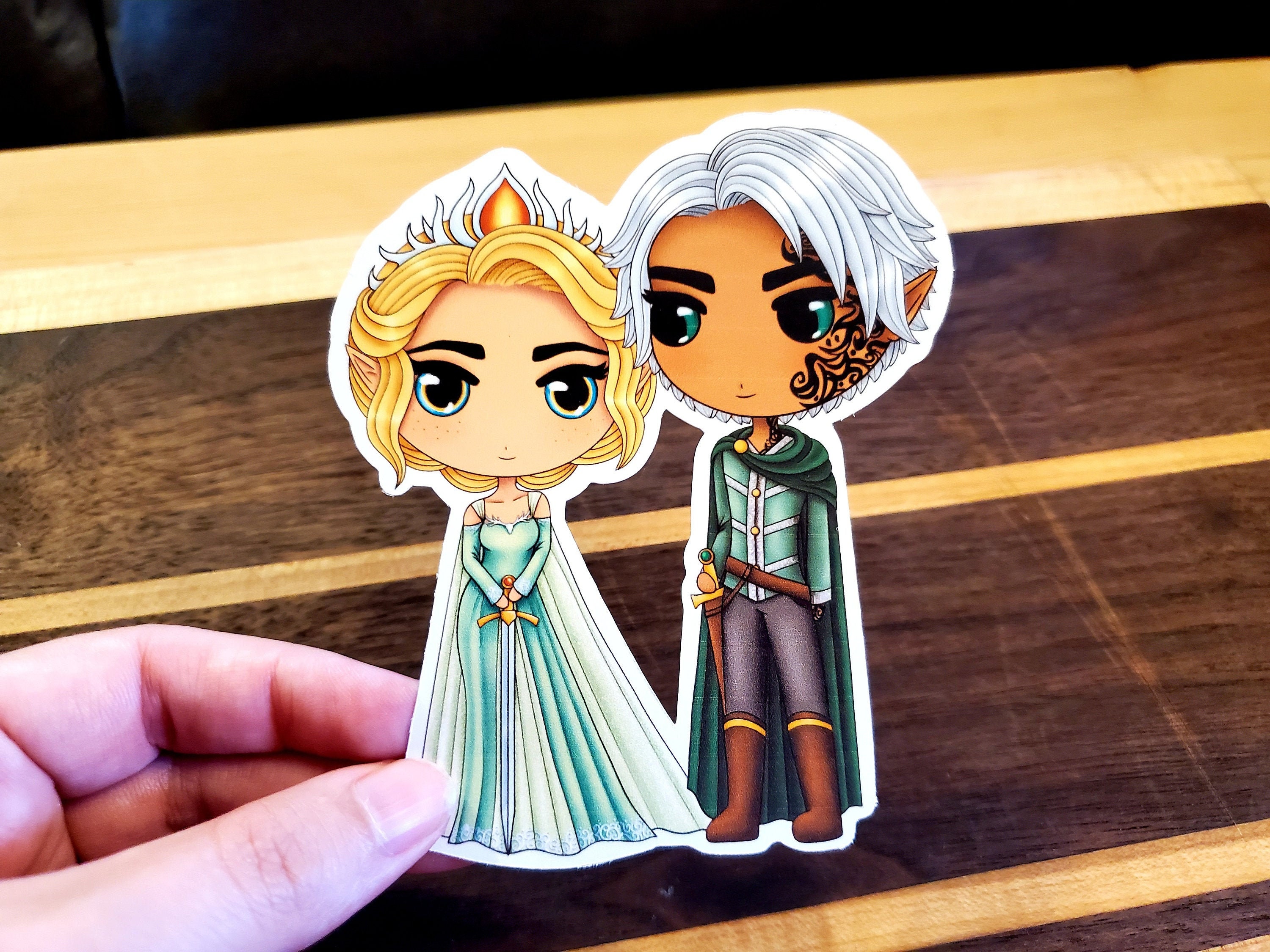 Aelin and Rowan - Etsy