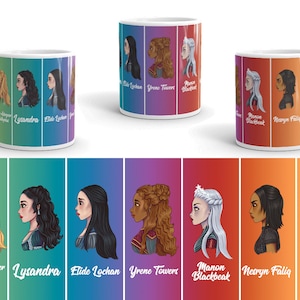 Throne of Glass Ladies Rainbow Mug | Officially Licensed