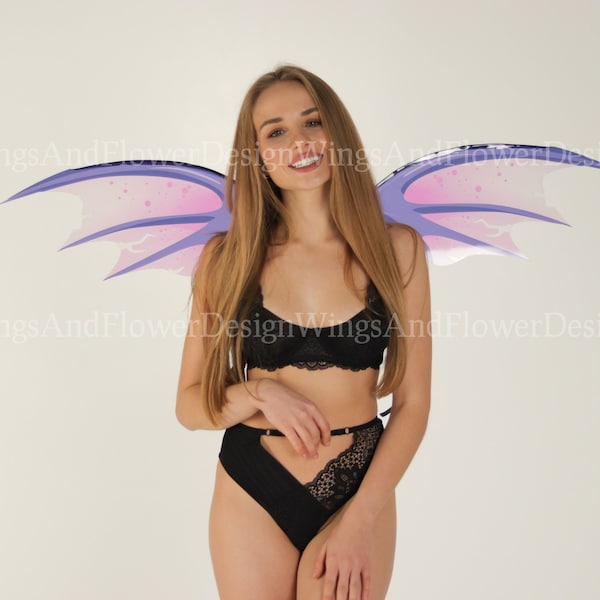 Purple dragon wings Small dragon wings Dragon wings Halloween Cosplay wings Devil wings Photo props Festival adult wear