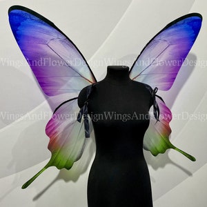 Purple Swallowtail Butterfly Wings: Fairy Costume Wings