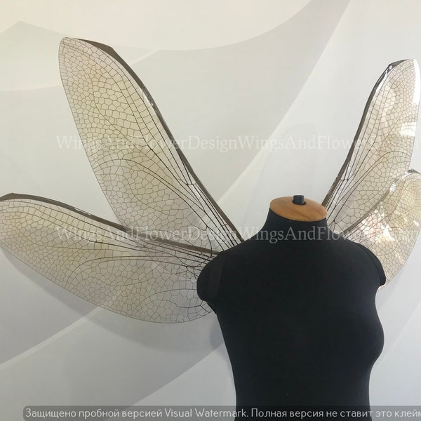 Dragonfly wings, butterfly brown wings, elf wings, fairy wings, wings Photo Prop, butterfly wings, fantasy halloween, magical fairy,