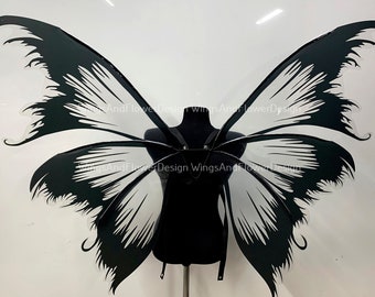 Black Swallowtail butterfly wings, butterfly fairy wings, costume wings, Fairy wings, Pink Swallowtail, halloween