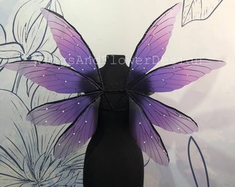 Purple Fairy wings, butterfly wings, elf wings, wings Photo Prop, butterfly fairy wings, fantasy halloween, fantasy, magical fairy