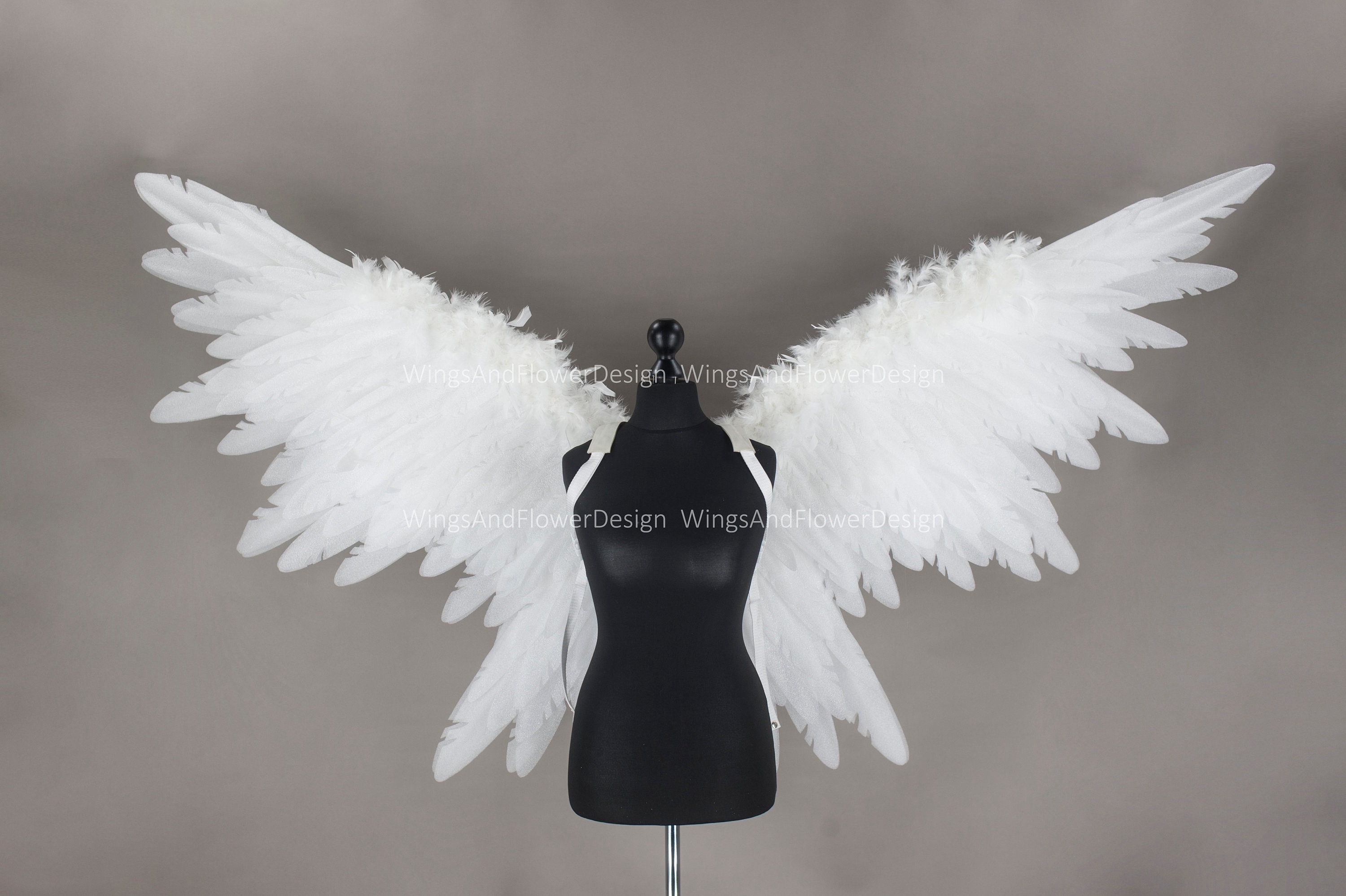 White Angel Wings: Cosplay, Wedding, Lucifer Costume Wings - Etsy Österreich, image size:3000x1996