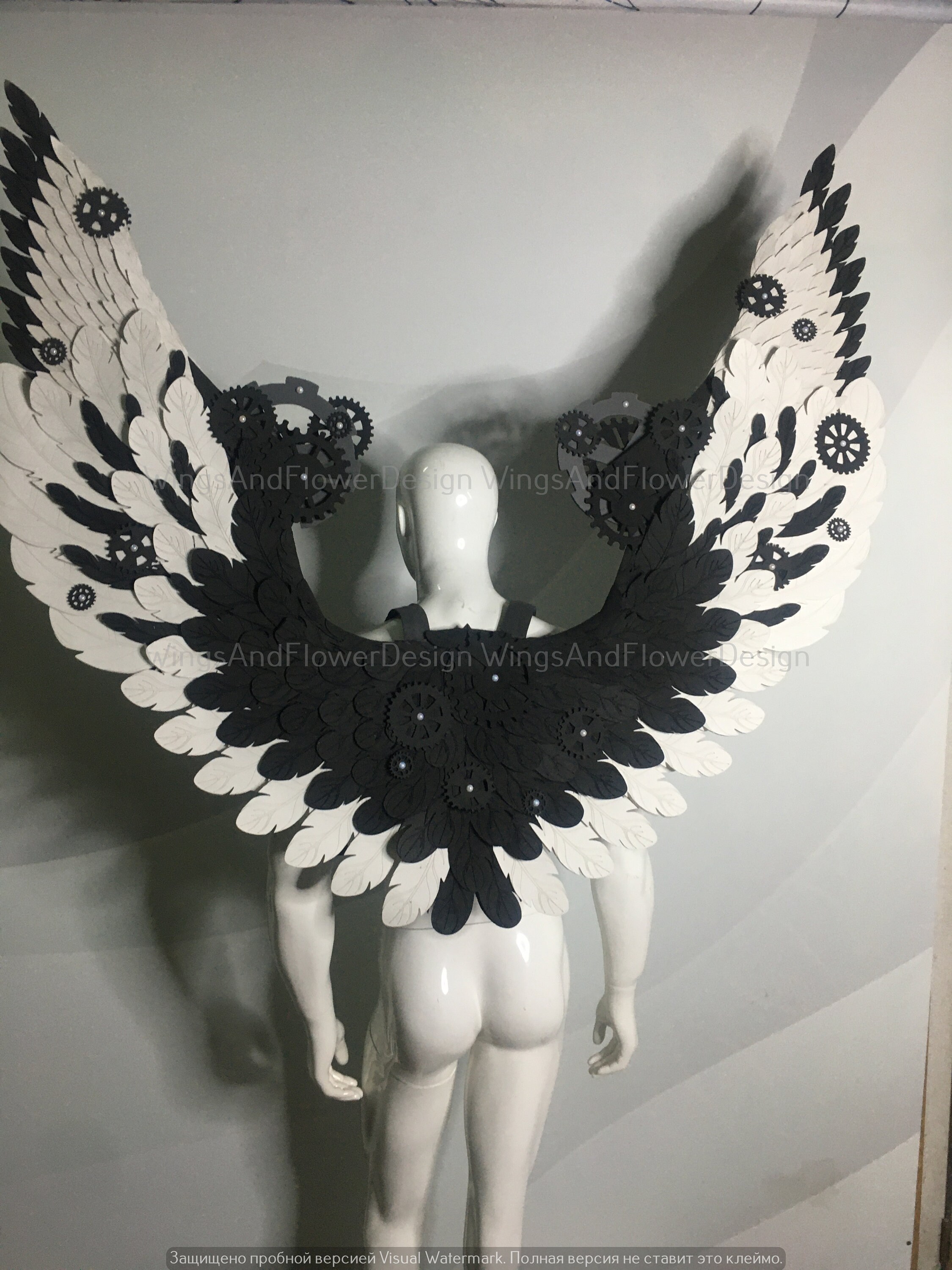 Wings Steampunk, Biomechanical, Unique Wings, Steampunk