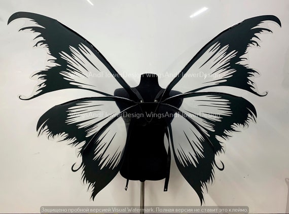 Black Swallowtail butterfly wings butterfly fairy wings costume wings Fairy wings Pink Swallowtail halloween