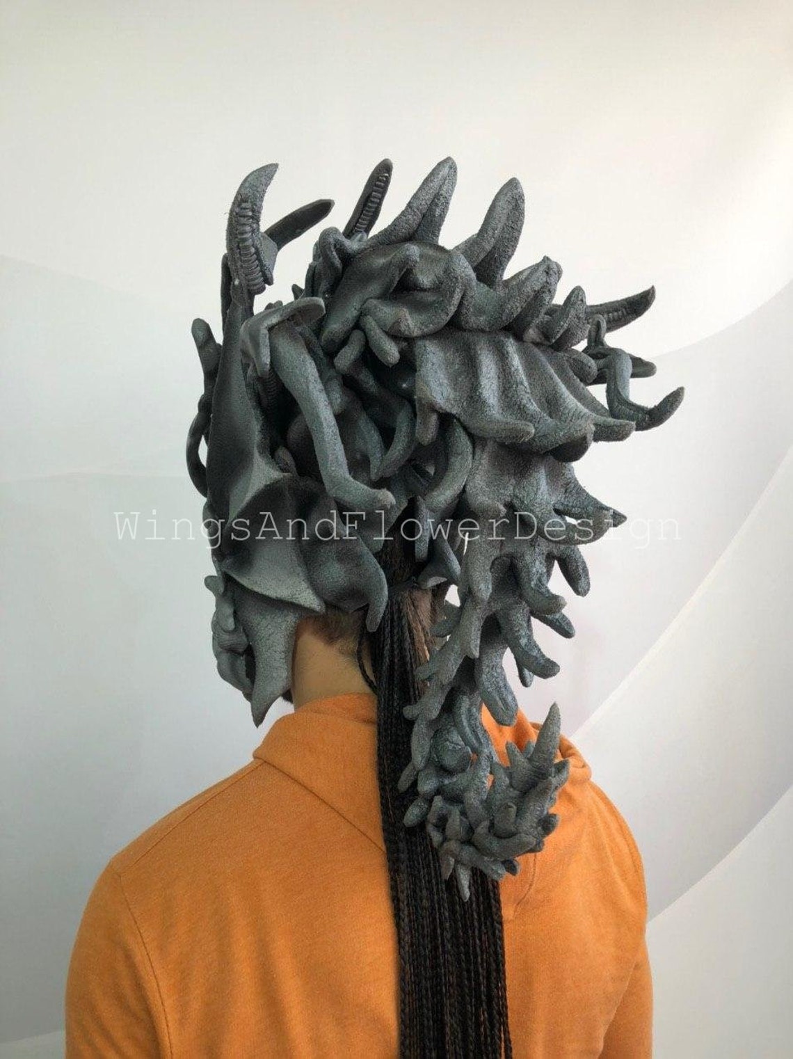 Alien headdress Alien headpiece unique headpiece Alien | Etsy