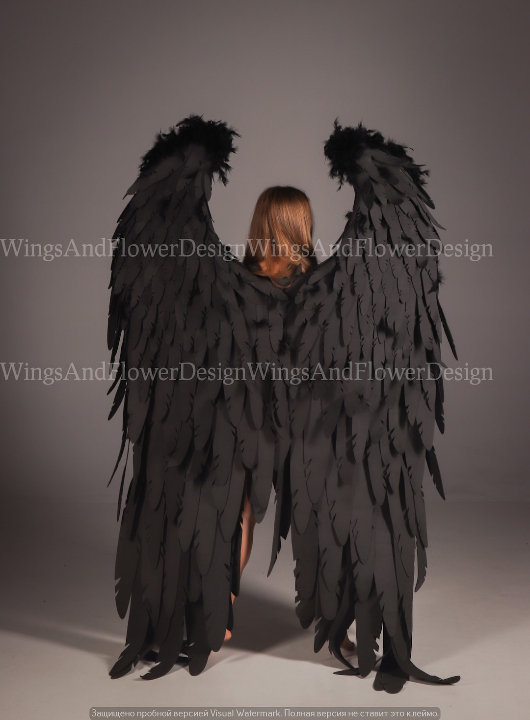 Black Angel Wings, Angel Wings, Wedding Wings, Victoria