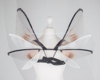 Transparent Fairy Wings: Backpack Style, Halloween Costume