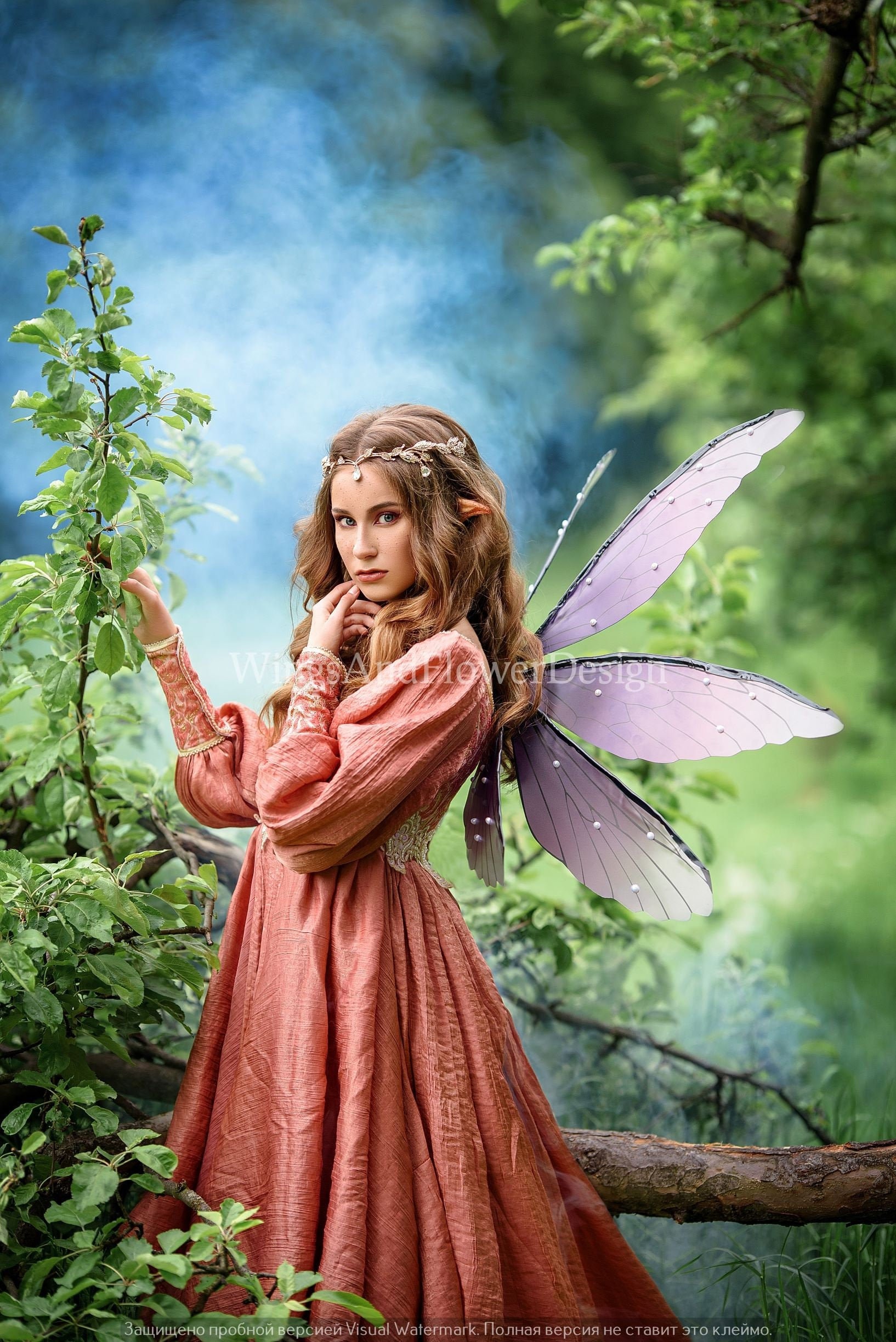 Purple Fairy wings, butterfly wings, elf wings, wings Photo Prop, butterfly fairy wings, fantasy halloween, fantasy, magical fairy