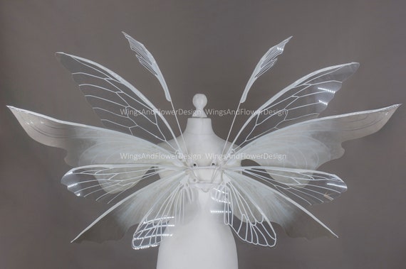 Clear Butterfly Fairy Wings: Dreamlike Costume Wings - Etsy display picture 3